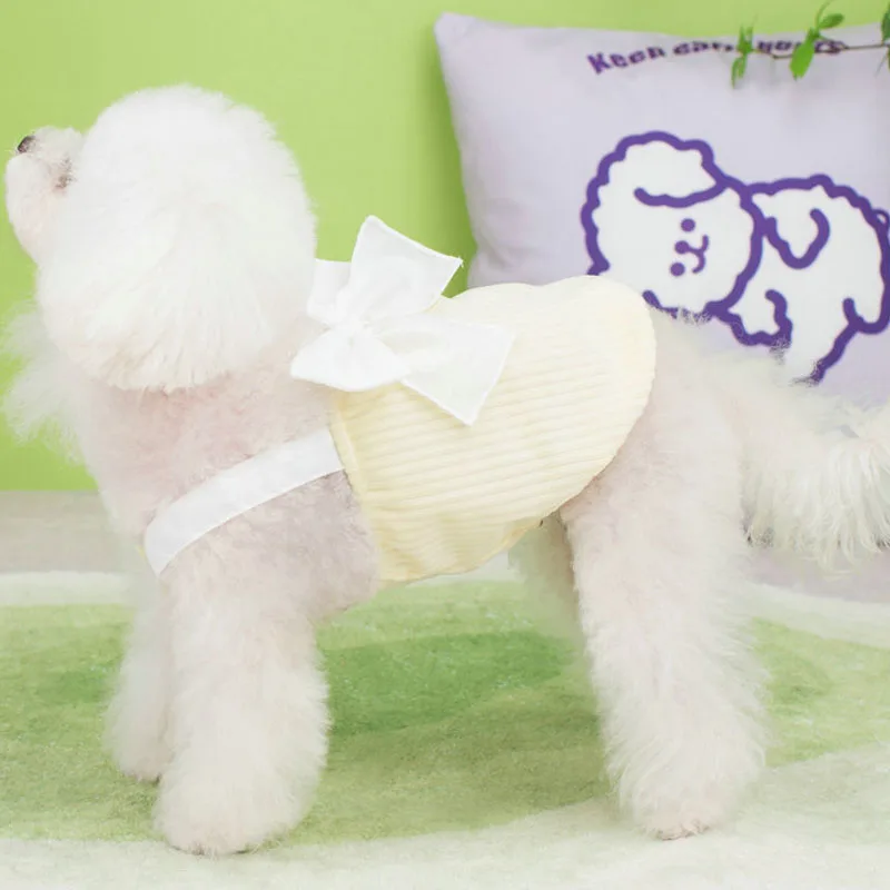 Ropa para perros, chaleco con lazo blanco de verano, camiseta con capucha para cachorros, rosa, verde, azul y amarillo, chalecos con capucha para perros pequeños, Chihuahua, perro salchicha - imagen 5