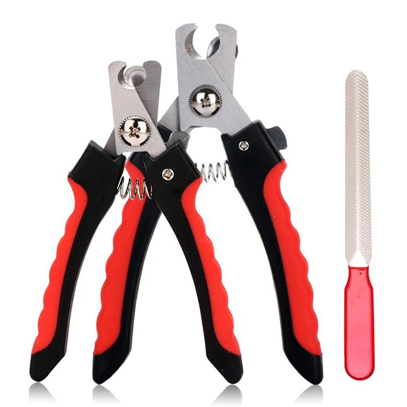 Cortauñas para mascotas, cortaúñas para perros grandes, cortaúñas, tijeras multifuncionales para gatos de peluche, juego de dos piezas, cortaúñas para perros - imagen 2