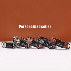 Collares personalizados para perros - rayas y hebilla grabada gratis