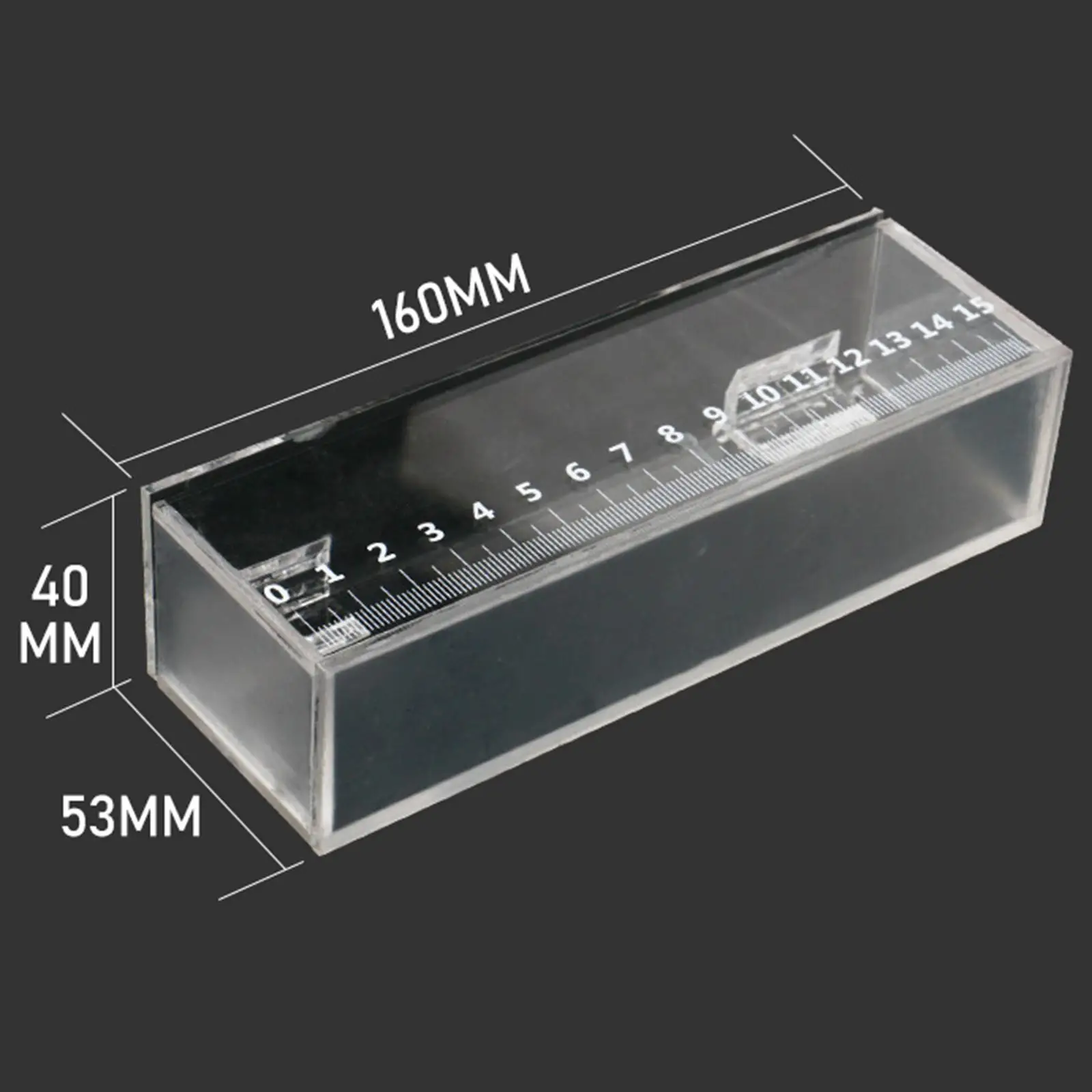 Fish Viewing Box with Scale Fishing Acrylic Isolation Breeder Box Fish Breeding Tanks with Lid