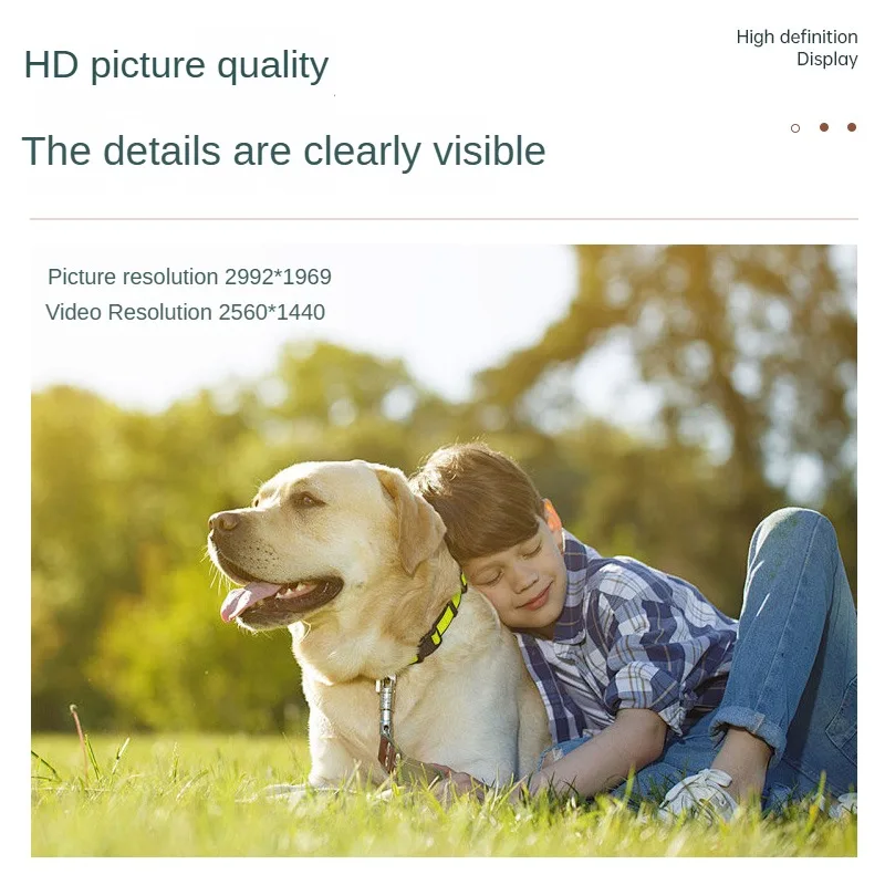 Cámara de cuello para mascotas 2k Hd con Wifi incorporado y Control por aplicación batería de 1200mah cámara portátil para perros/gatos para visión nocturna interior/exterior - imagen 4