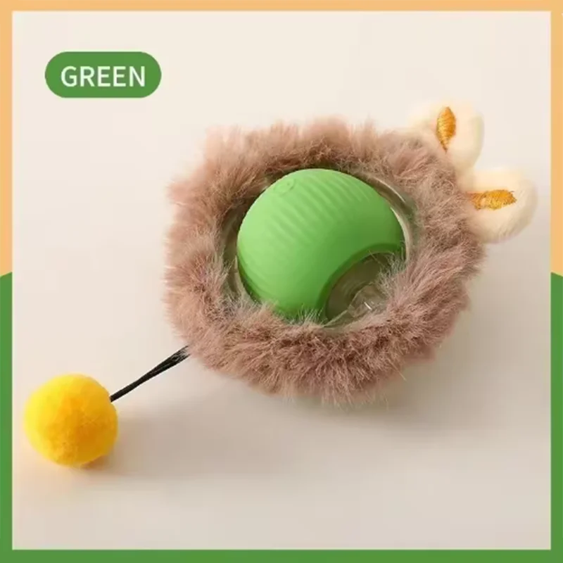 Green Plush ball
