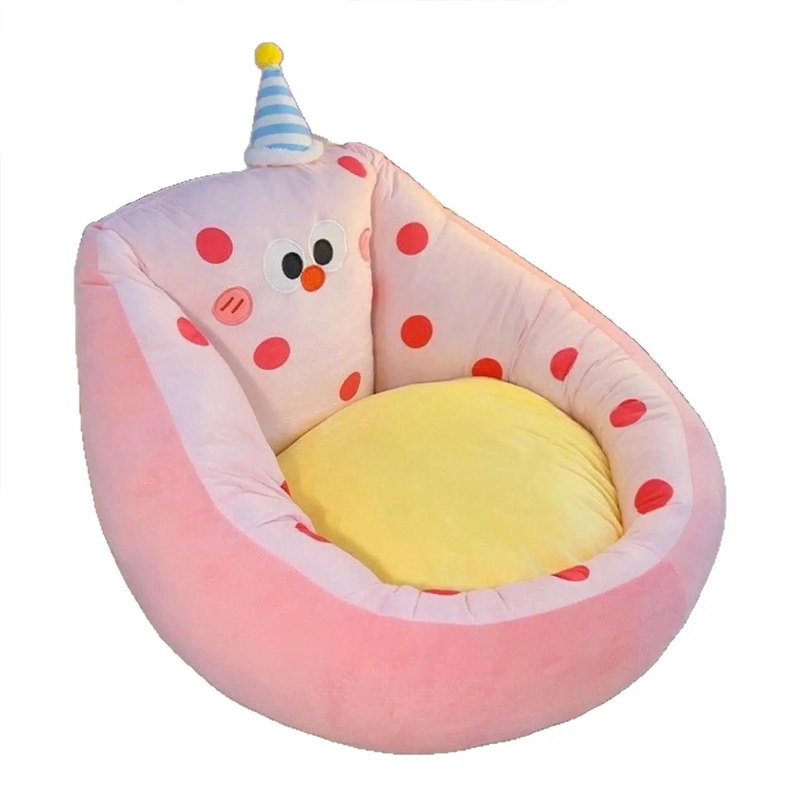 Cushion Chair Cute Soft Funny Stuffed Seat Cushion for Playroom Living Room for Girls Woman