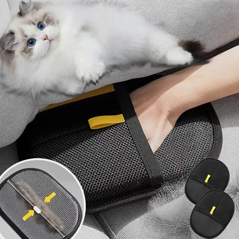 Guantes depilación electrostática 2 en 1 para perros y gatos - imagen 2