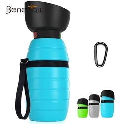 Botella de agua portátil para perros antifugas – paseos sin derrames