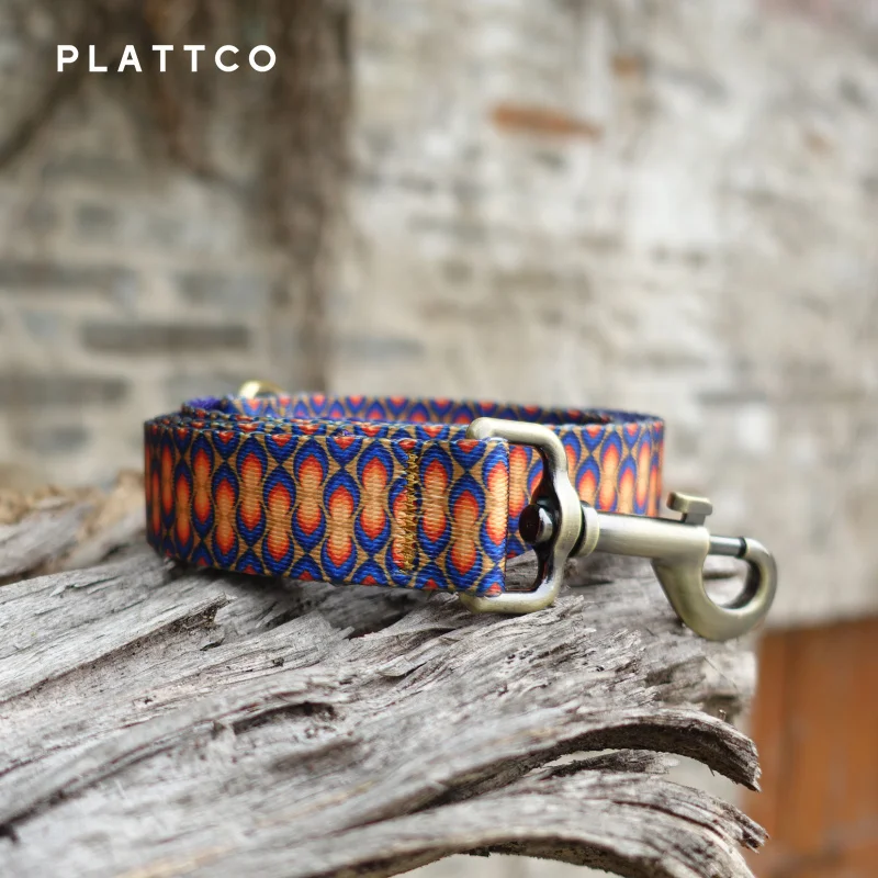 Collar y correa personalizados para perro estilo llama de vela - imagen 3