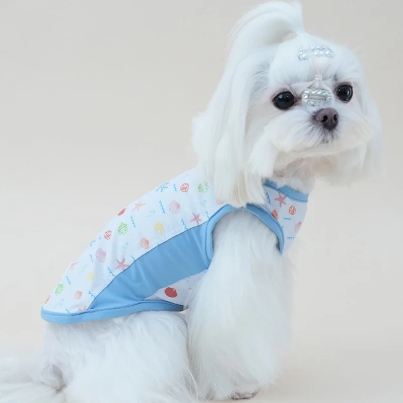 Camiseta de algodón transpirable para perro