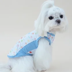 Camiseta de algodón transpirable para perro