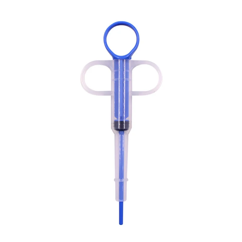 Jeringa de medicina para mascotas, dispensador de empuje para píldoras, pistola para perros, gatos y cachorros, Kit de alimentador aleatorio Colo, 1 piezas - imagen 2