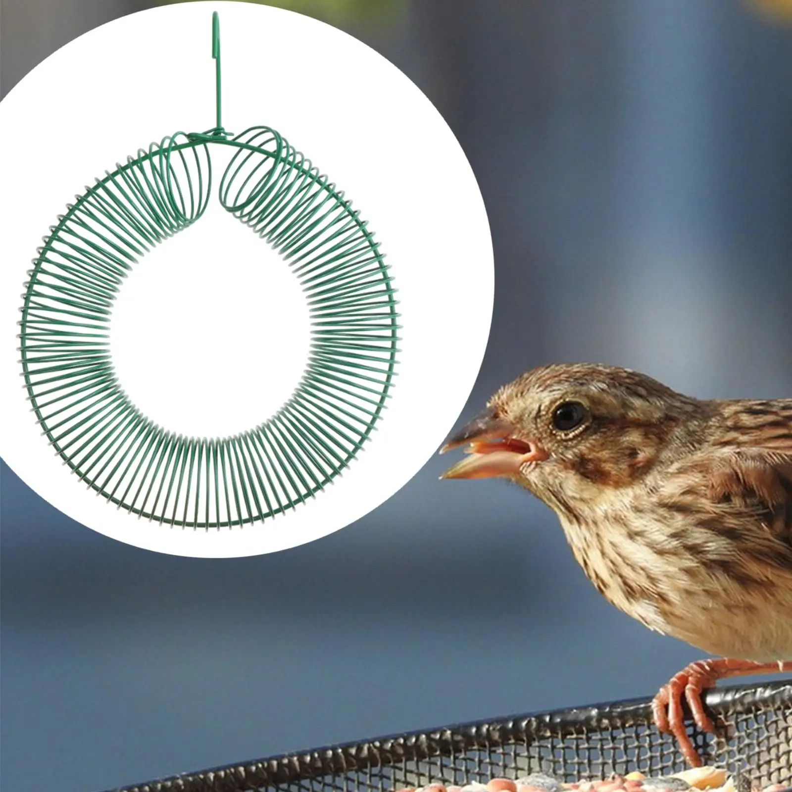 Peanut Wreath Bird Feeder Waterproof Sturdy Metal Round Portable Birdfeeder for Peanut Wreath Bird Feeder Waterproof Sturdy Metal Round Portable Birdfeeder for