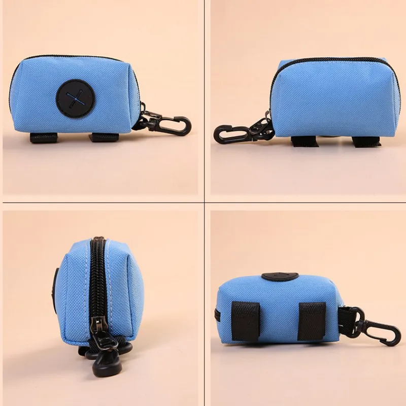 Dispensador de bolsas para excrementos de perros, soporte portátil para bolsas de excrementos, dispensador de bolsas de aseo colgantes para perros, bolsas de basura para caminar, suministros para mascotas - imagen 5
