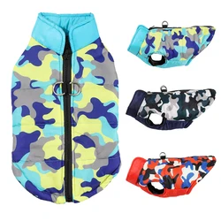 Chaqueta camuflaje cálida para perros Chihuahua – Abrigo con anillo D