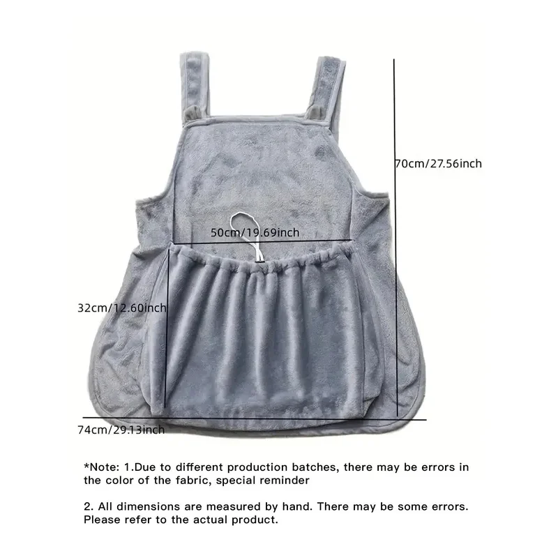 Delantal acogedor para transportar mascotas para perros y gatos pequeños, esencial para viajes al aire libre en invierno con bolsa de pecho colgante, cómodo sueño para gatos - imagen 5