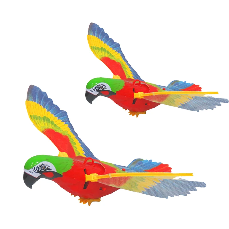 two parrots