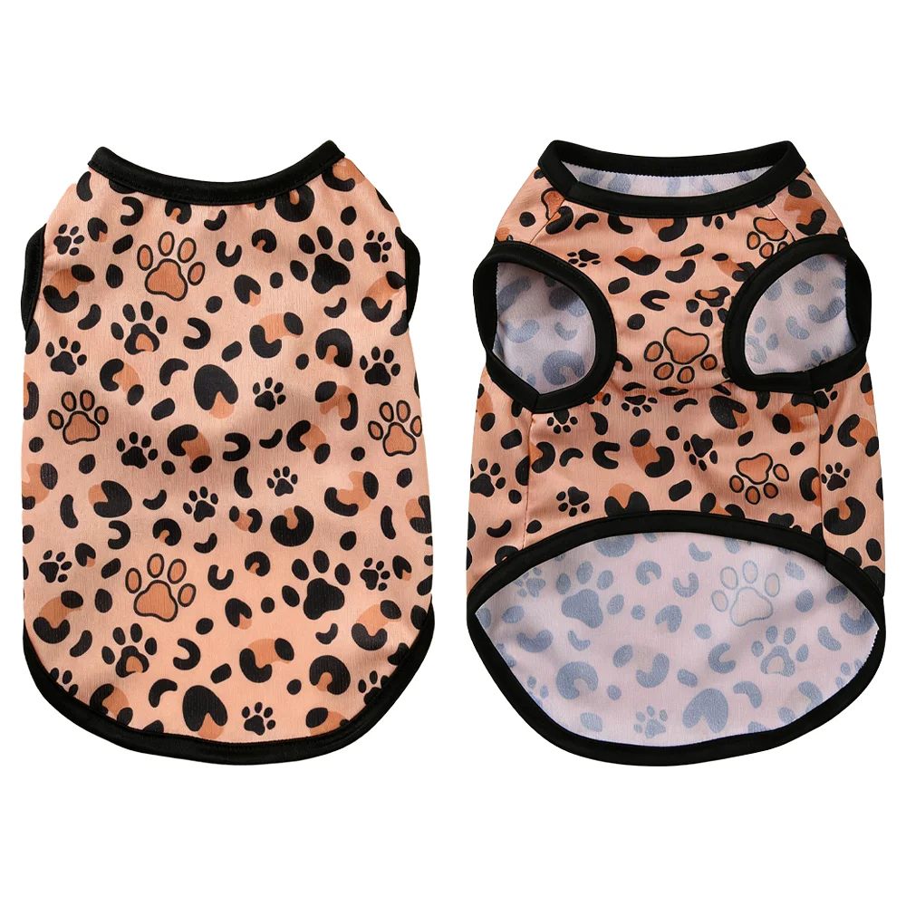 Chaleco con estampado leopardo para gatos - cómodo y transpirable