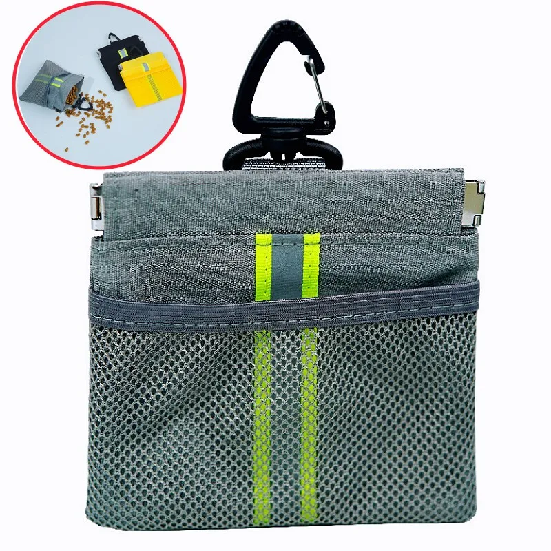 Dispensador de bolsas para excrementos de perros, soporte portátil para bolsas de excrementos de perros, bolsas de aperitivos multifuncionales para perros que caminan, bolsas de aseo para entrenar