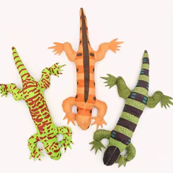 Juguete interactivo para gatos, resistente a mordeduras, simulación de lagarto, hierba gatera, juguete para masticar de felpa para gatos gatitos