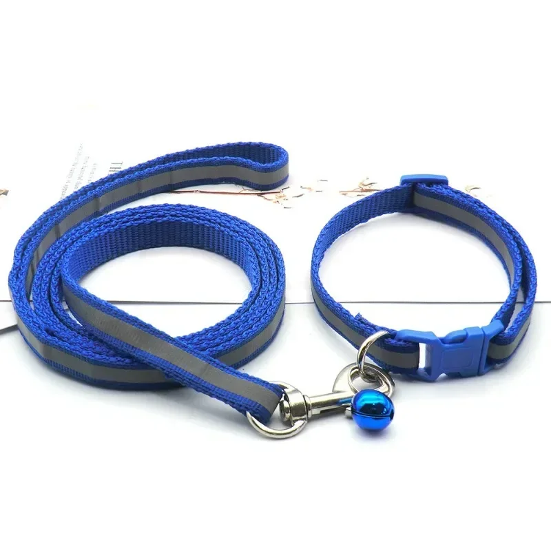 Correa reflectante para perro, Collar con campana para mascota, tamaño ajustable, adecuado para perros, cachorros, accesorios para perros, suministros para gatos - imagen 3