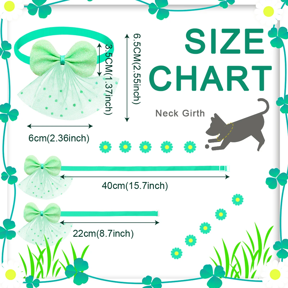 Pajaritas de encaje para perros, pajarita a la moda para perros pequeños, productos de aseo para cachorros y gatos, 50/100 Uds. - imagen 2