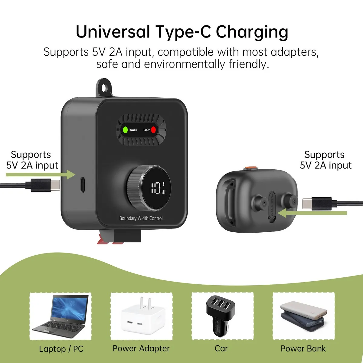 Collar de valla eléctrica para perros, sistema electrónico de contención de mascotas, valla con cable en el suelo, collares de choque recargables impermeables para perros - imagen 4