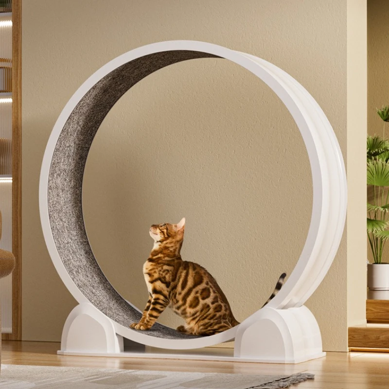 Cinta de correr para gatos ABS con pantalla inteligente, rodillo grande para gatos, rueda para correr silenciosa, deportes para Fitness, entrenamiento y entrenamiento en casa para mascotas - imagen 5