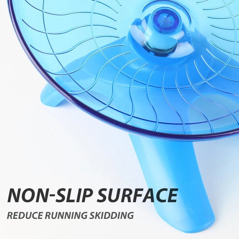 Platillo volador para hámster, rueda de ardilla, ratón, disco para correr, juguete para ratas, accesorios para animales pequeños, Color aleatorio, 1 piezas - imagen 4