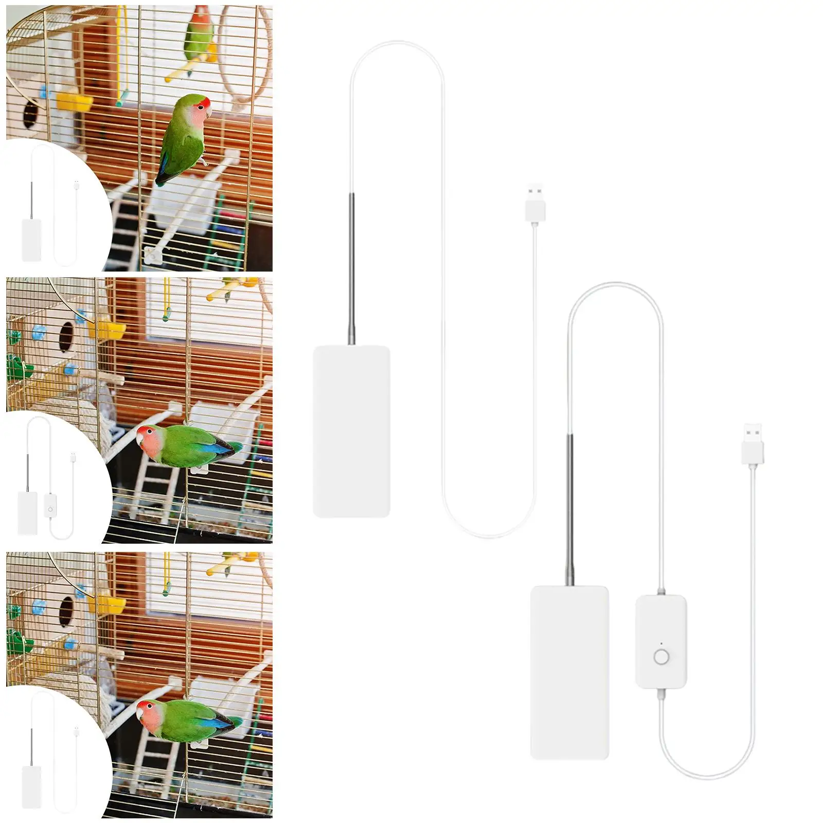 Indoor Birdcage Heater, 5V Heating Panel for Cockatoos, Cockatiels, Budgies And Canaries Indoor Birdcage Heater, 5V Heating Panel for Cockatoos, Cockatiels, Budgies And Canaries