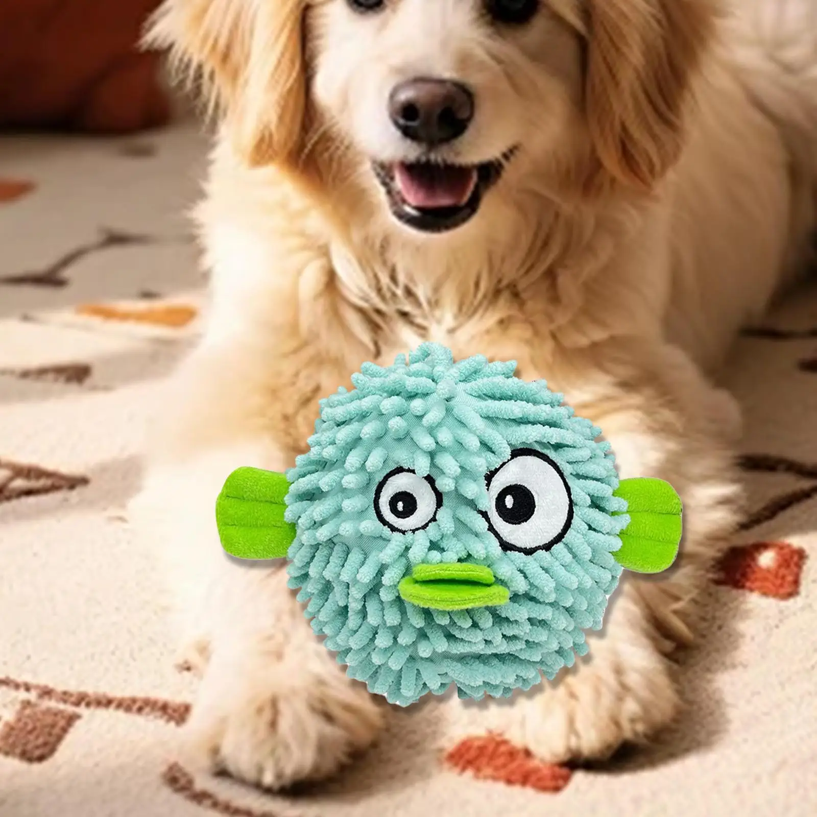 Dog Chew Toy Squeaky Toy Chase Running Entertaining Playing Dog Plush Toy