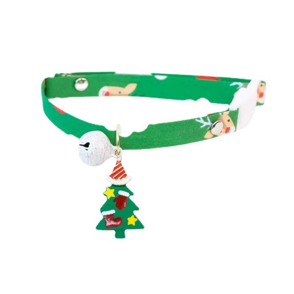 Collar navideño lazo-campana suave ajustable para gatos perros festivo - imagen 5