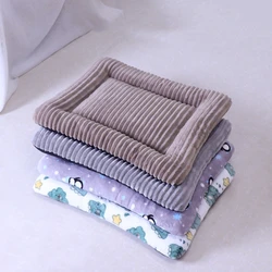 Cama suave para gatos SphynX – Cojín de franela lavable y cálido