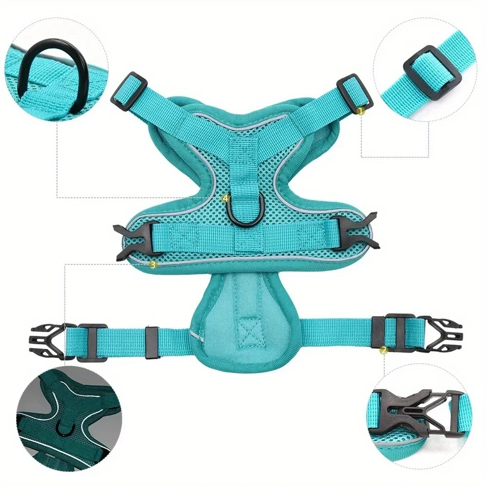 Arnés y correa para gatos – Set completo de paseo ajustable - imagen 4