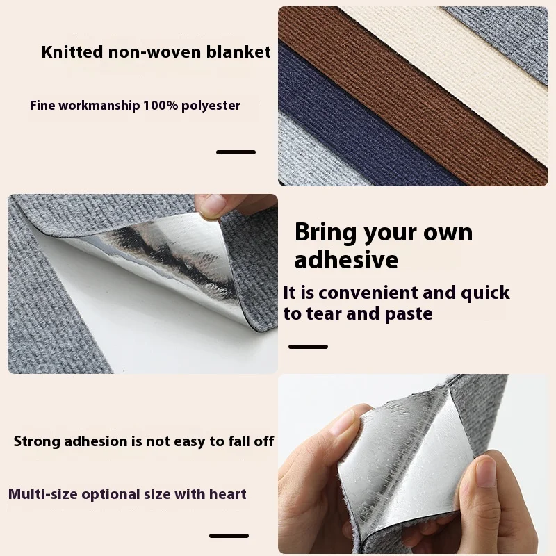 Autoadhesivo de pared antiarañazos para gatos, sofá, bricolaje, protección contra arañazos, patas, alfombra afilable, tablero para rascar para gatos - imagen 5