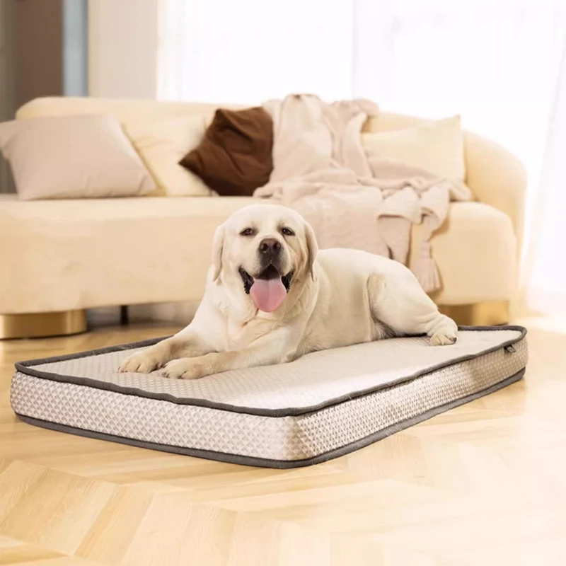 Perrera ortopédica para perros y gatos, estera para dormir de verano para proteger la columna vertebral, accesorios para el hogar, cama grande para perros, colchón cómodo para dormir - imagen 3