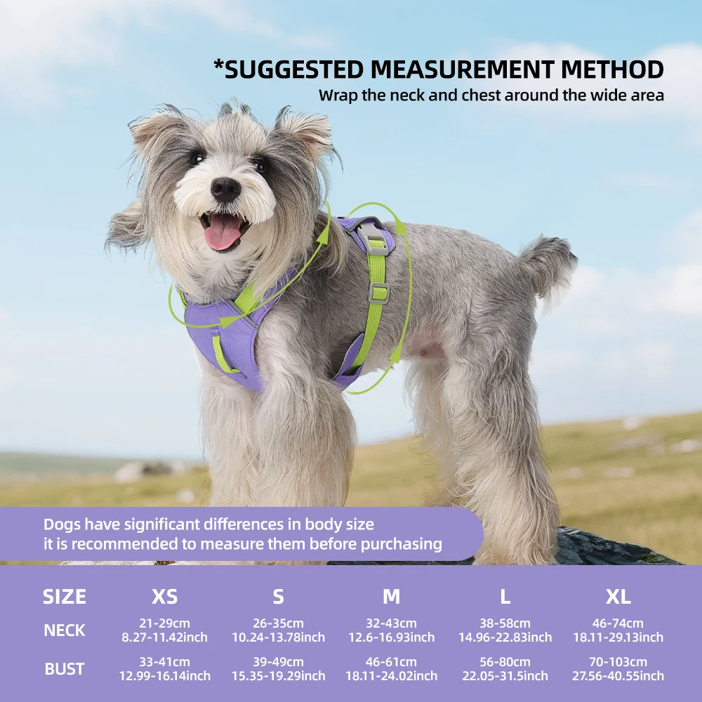 Arnés ligero para perros estilo diseñador: rayas reflectantes, malla transpirable a prueba de escape para perros pequeños, caminar al aire libre - imagen 4