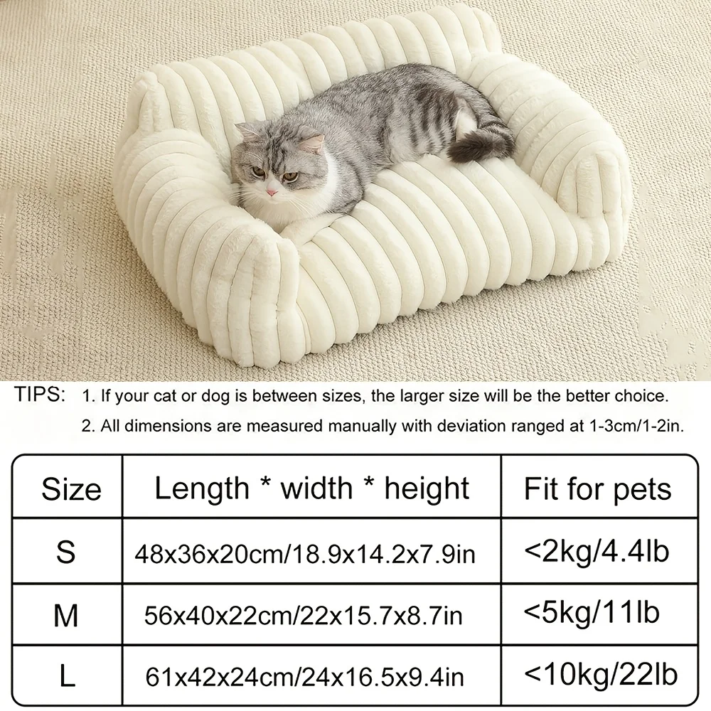 Cama nido cálida para gatos y perros pequeños – Casa y sofá