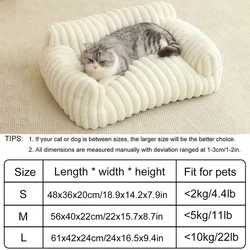 Cama nido cálida para gatos y perros pequeños – Casa y sofá