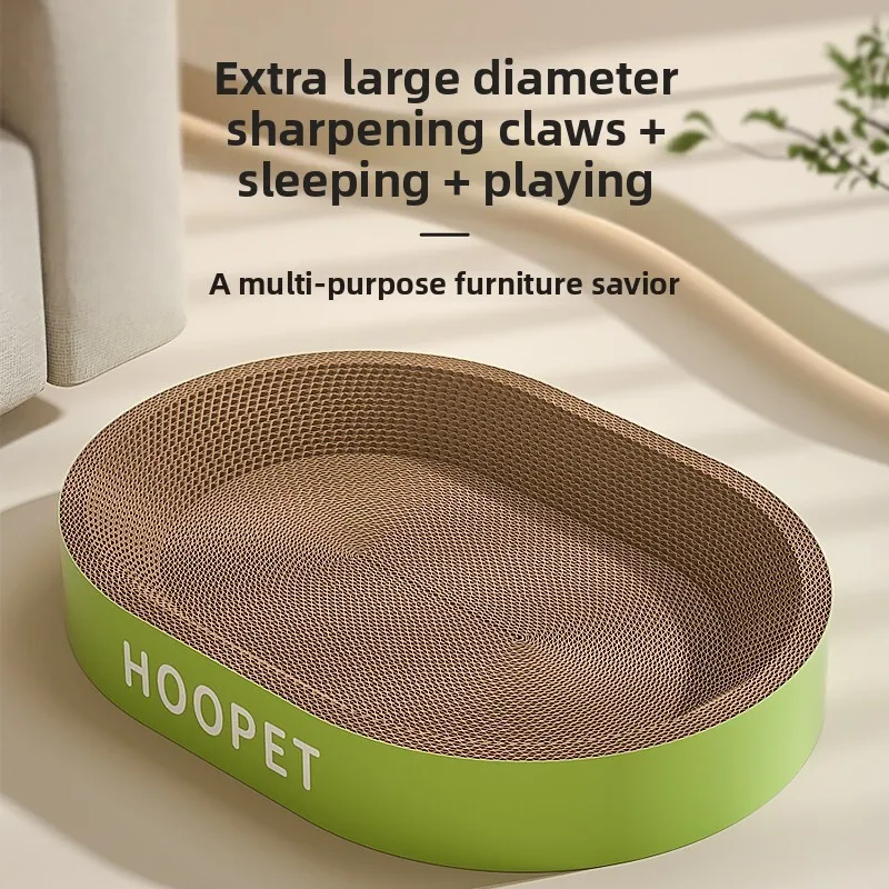 Tabla para rascar gatos, resistente al desgaste, no puede dejar de desechos, nido para mascotas, lavabo para rascar gatos, garras de molienda de papel corrugado, juguetes para mascotas
