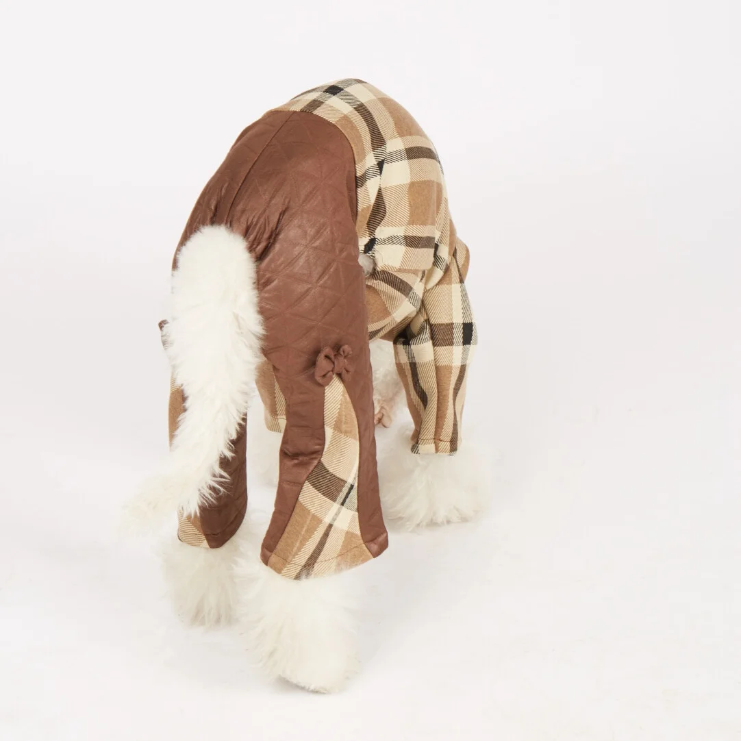 Mono de franela suave para galgo italiano y whippet en invierno otoño - imagen 5