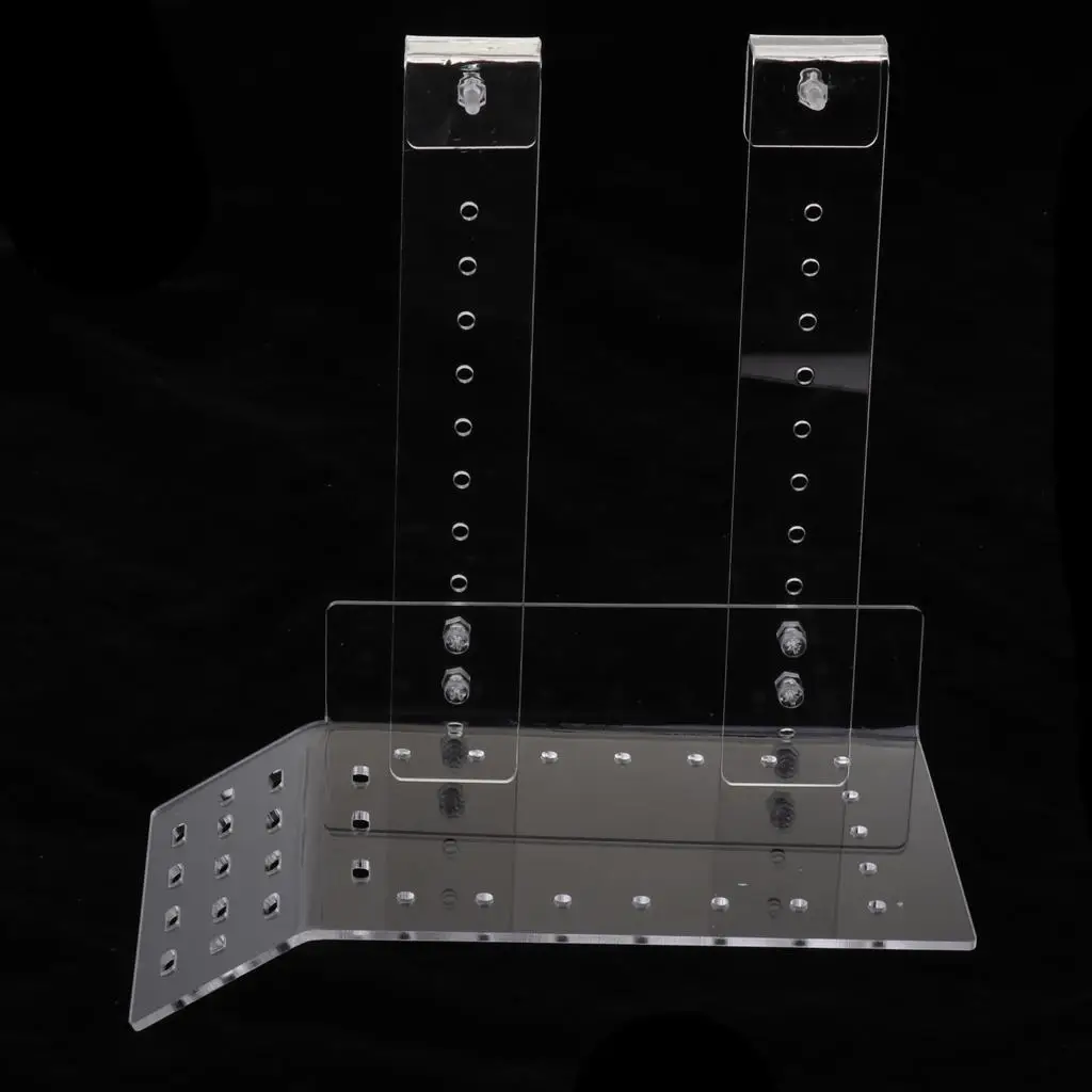 Rampa de plataforma de plástico acrílico transparente para tortuga - imagen 3