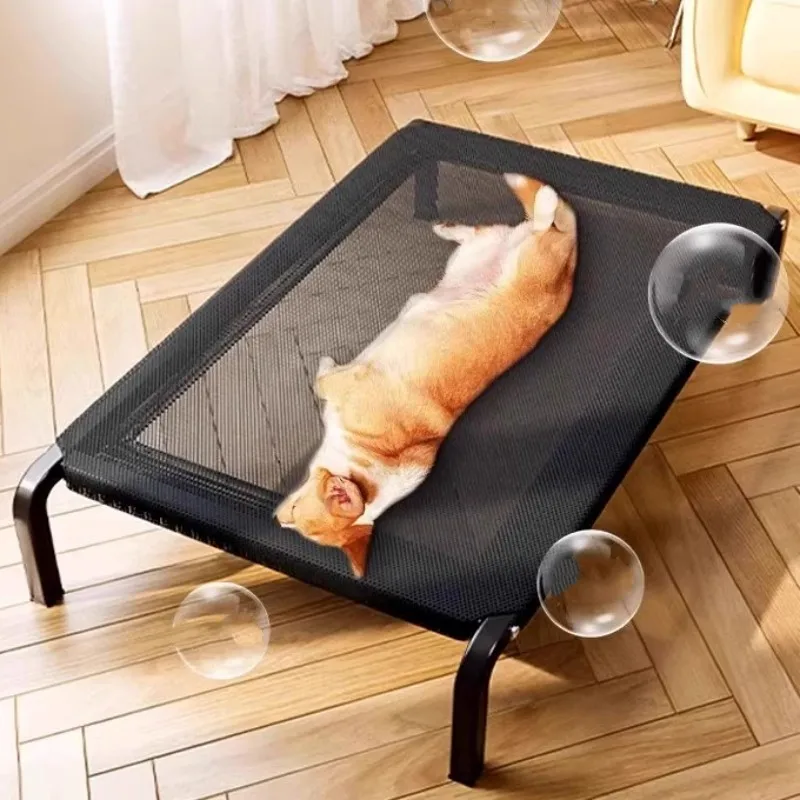 Cama para perros, camas transpirables para perros medianos, perrera para dormir, estera para casa para mascotas a prueba de humedad, sofá cama para perros de verano para viajes de mascotas - imagen 3