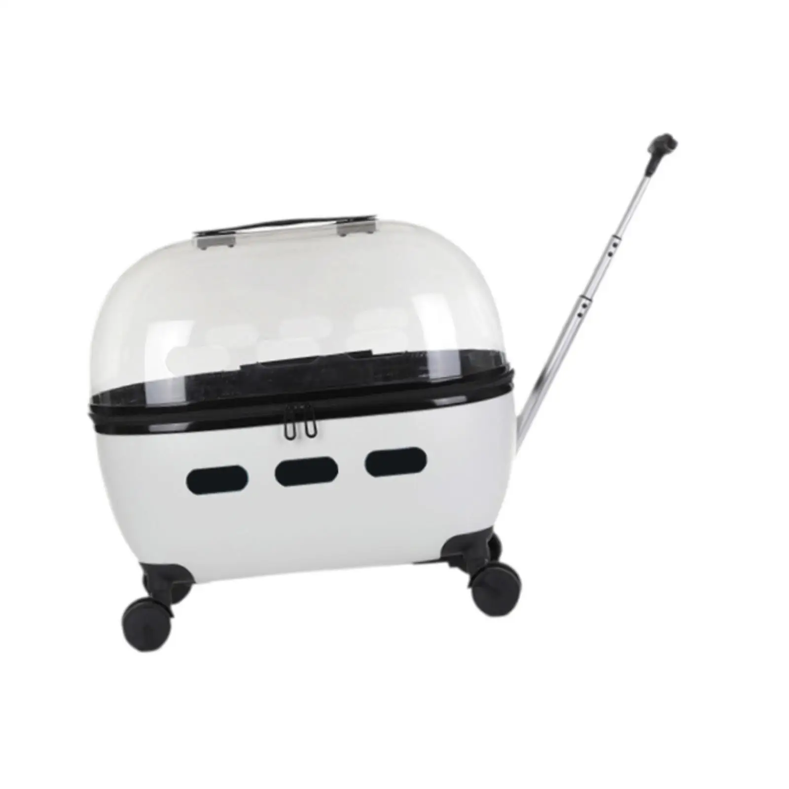 Cat Carrier with Rolling Wheels Dog Stroller for Cats Small Pets Outdoor