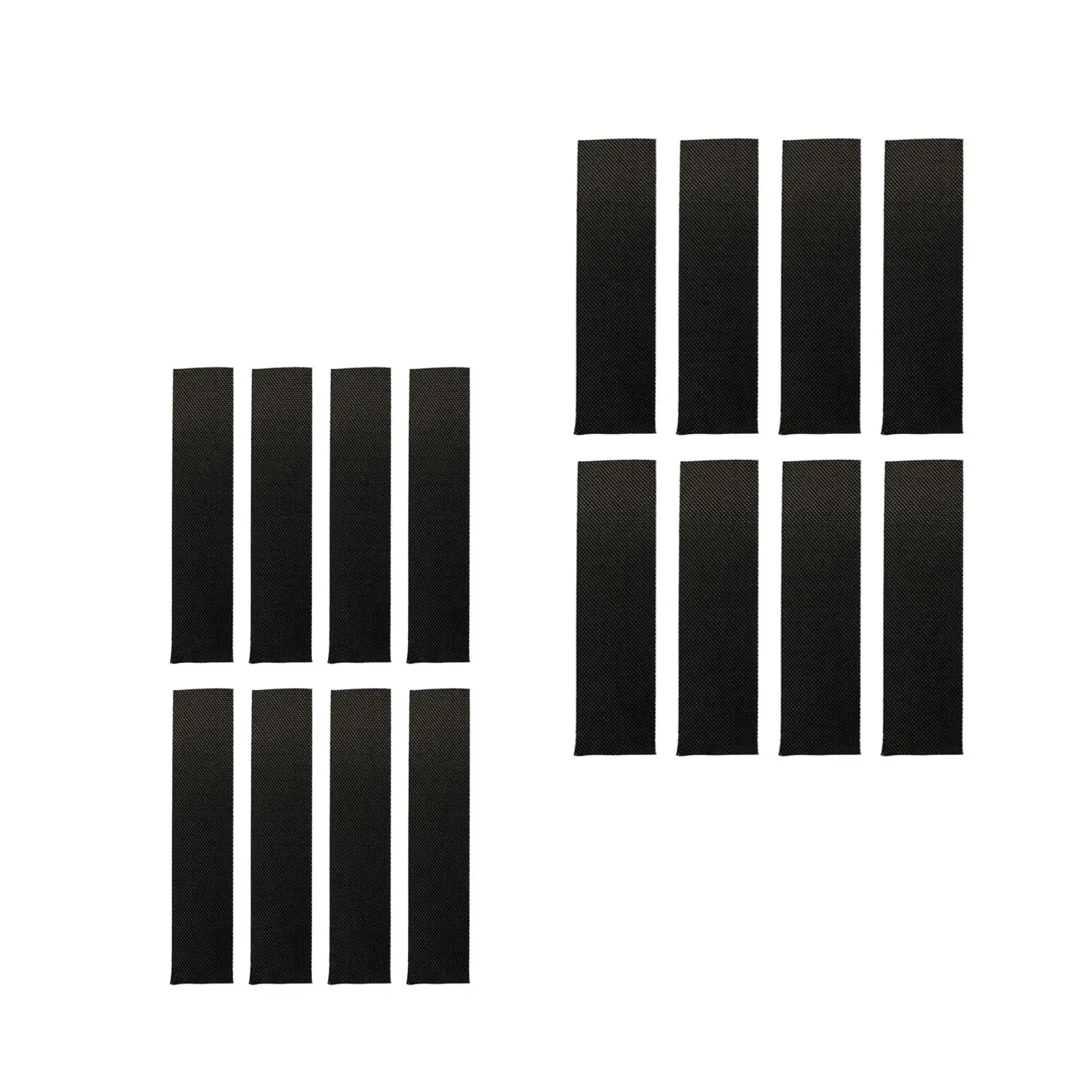 8 piezas de cinta para extremo de chimenea, tira de sellado resistente a altas temperaturas, cintas para juntas resistentes al calor, evita el deshilo del cable