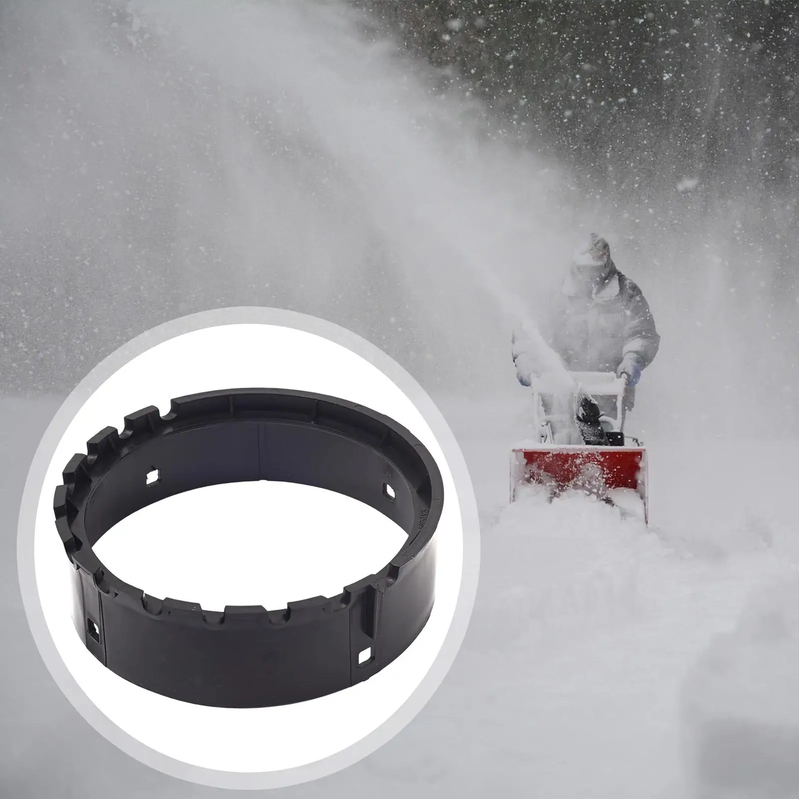 El anillo de retención de conducto para soplador de nieve reemplaza piezas de repuesto de accesorios portátiles eficientes para 624505x54B 622515x31B 624808x4B