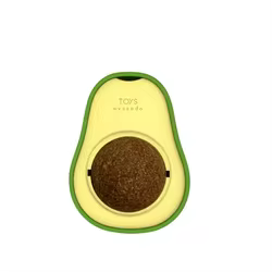 Bola de pared con hierba gatera para gatos - aguacate, juego