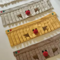 Collar plisado capa & bufanda para gatos y perros – Navideño