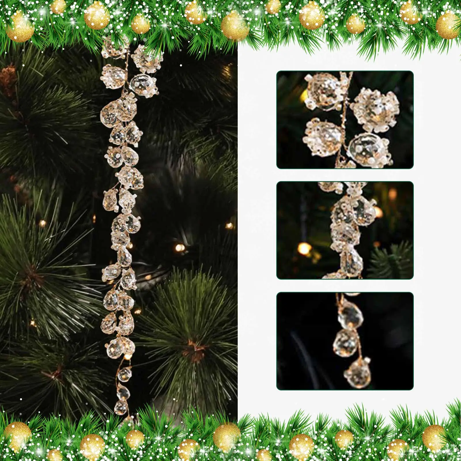 Christmas Hanging Ornament, Christmas Tree Decoration, Christmas Photo Prop,