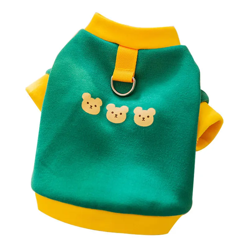 Sudadera con capucha de otoño/invierno para mascotas, abrigo de dos piernas de peluche para perros pequeños de dibujos animados, abrigo para gatos, ropa para cachorros, ropa para perros pequeños - imagen 5