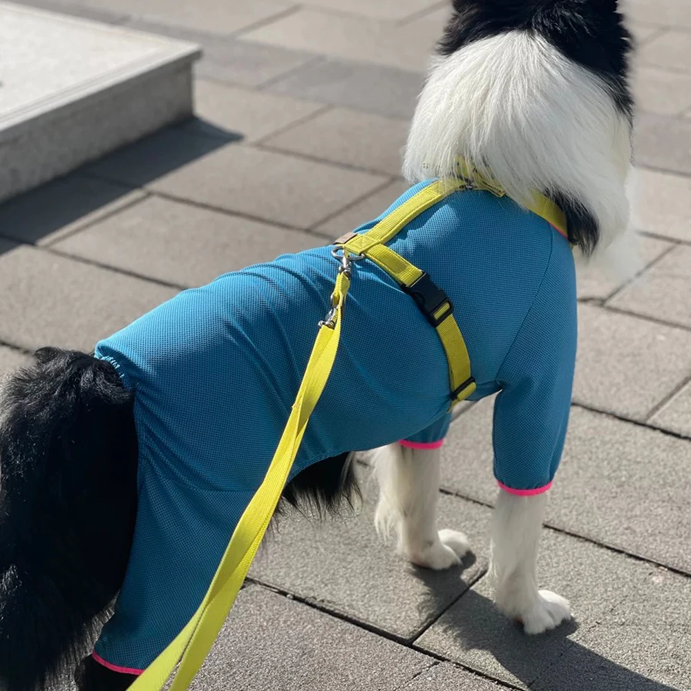 Ropa para perros grandes de secado rápido, mono refrescante transpirable para perros grandes, para Husky Golden Retriever Border Collie Dobermann, primavera y verano - imagen 4