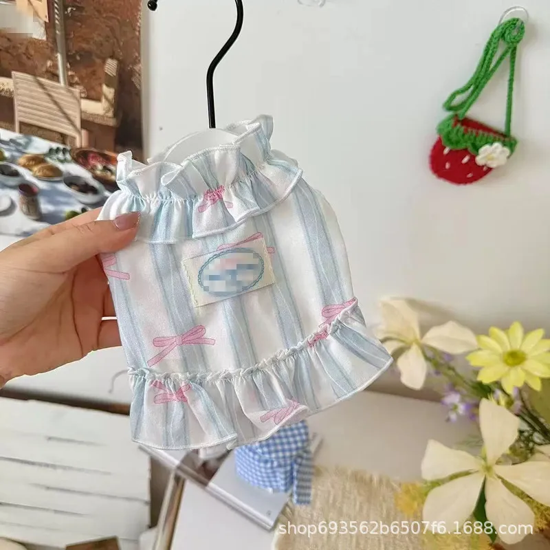Chaleco a rayas con encaje para perros pequeños - Primavera - imagen 3