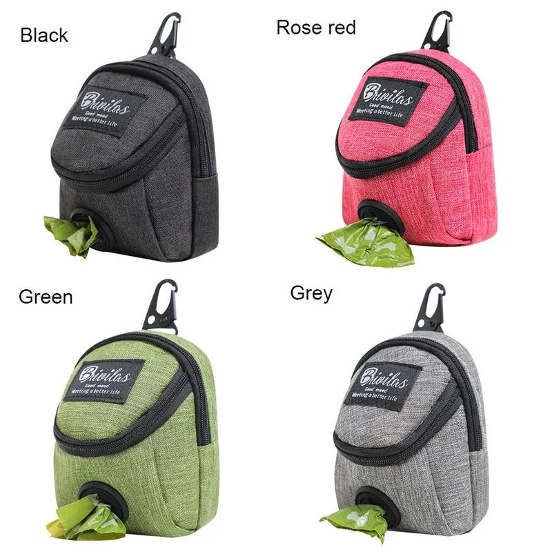 Bolsa de golosinas para perros y mascotas, bolsa de entrenamiento para perros multifunción portátil, dispensador de bolsas para excrementos de perros de viaje al aire libre, accesorios duraderos para mascotas - imagen 3